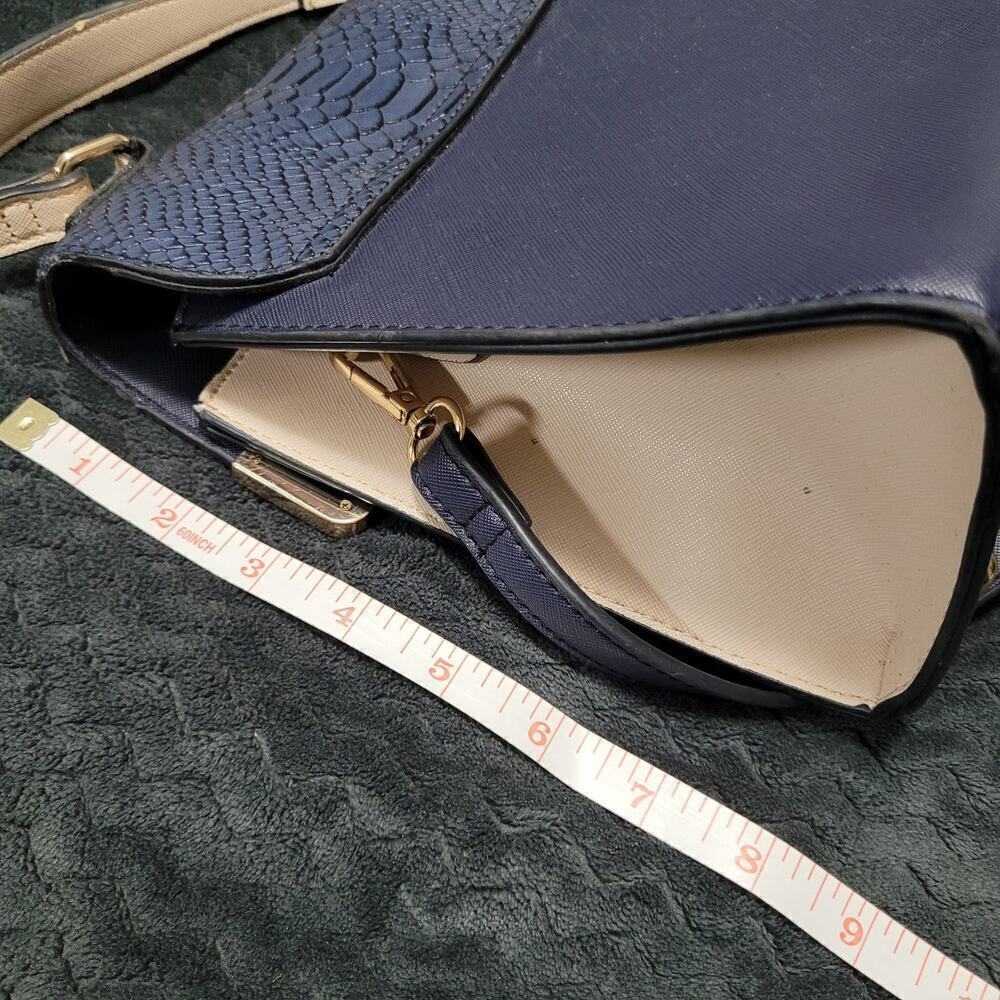 Dune London Women's Handbag Blue Small Size Crossbody Strap Bucket Inner Pockets - Picture 8 of 8